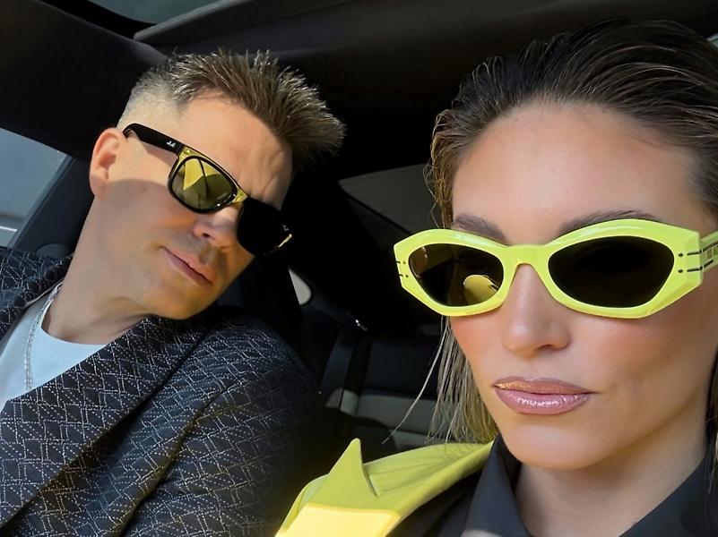 Οικονομάκου-Cerella: Super stylish μαζί στην επίδειξη μόδας του Giorgio Armani στο Μιλάνο