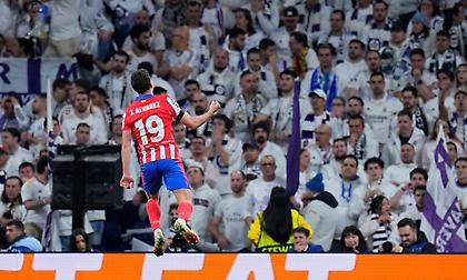 Συγκλονιστική σουτάρα από τον Άλβαρες για το 1-1 της Ατλέτικο στο «Μπερναμπέου»!