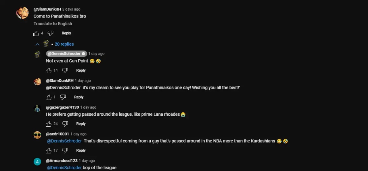 Σρέντερ: «Δεν θα ερχόμουν ούτε αν με σημάδευαν με… όπλο!»