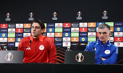 Η συνέντευξη Τύπου Μεντιλίμπαρ-Τζολάκη ενόψει της πρώτης μάχης του Ολυμπιακού με την Μπόντο/Γκλιμτ