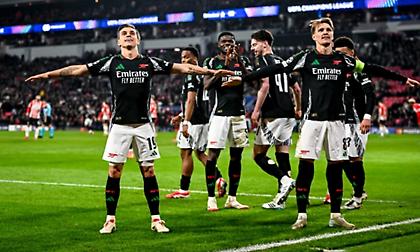 Και όμως, η επτάρα της Άρσεναλ στην Αϊντχόφεν δεν ήταν η μεγαλύτερη εκτός έδρας νίκη στο Champions League