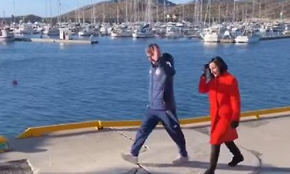 Η βόλτα του Μεντιλίμπαρ στο λιμάνι του Μπόντο και η αποθέωση από τους φίλους του Ολυμπιακού!