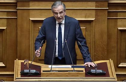 Σαμαράς: Θα απέχω από την ψήφιση της πρότασης δυσπιστίας