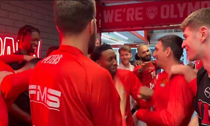 Το φατούρο στον Λι και το καθιερωμένο τελετουργικό του Ολυμπιακού πριν το τζάμπολ με την Παρτίζαν!