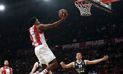 Τα highlights από την άνετη νίκη του Ολυμπιακού ενάντια στην Παρτίζαν