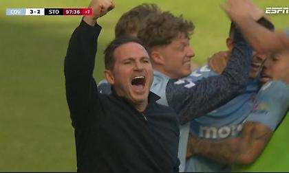 Με σπασμένα τα φρένα η Κόβεντρι του Λάμπαρντ: Πήρε στο 90'+7' την ένατη νίκη σε δέκα ματς και φουλάρει για playoffs!