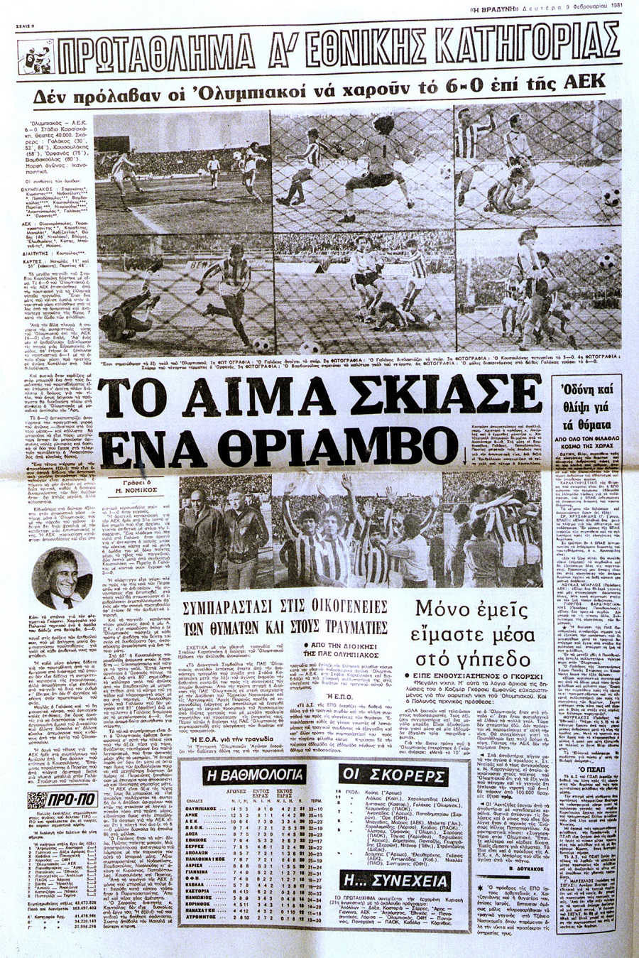 Ολυμπιακός: Η τραγωδία της Θύρας 7
