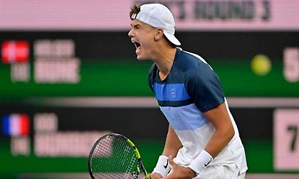 Ο Ρούνε αντίπαλος του Τσιτσιπά στους «16» του Indian Wells