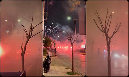 Ο Ολυμπιακός γιορτάζει και η Ποσειδώνος πήρε… φωτιά!