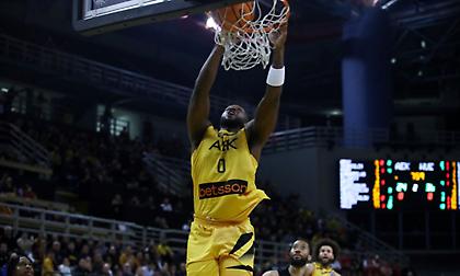 ΑΕΚ Betsson: Με Γκρέι το Top-5 της αγωνιστικής στο BCL