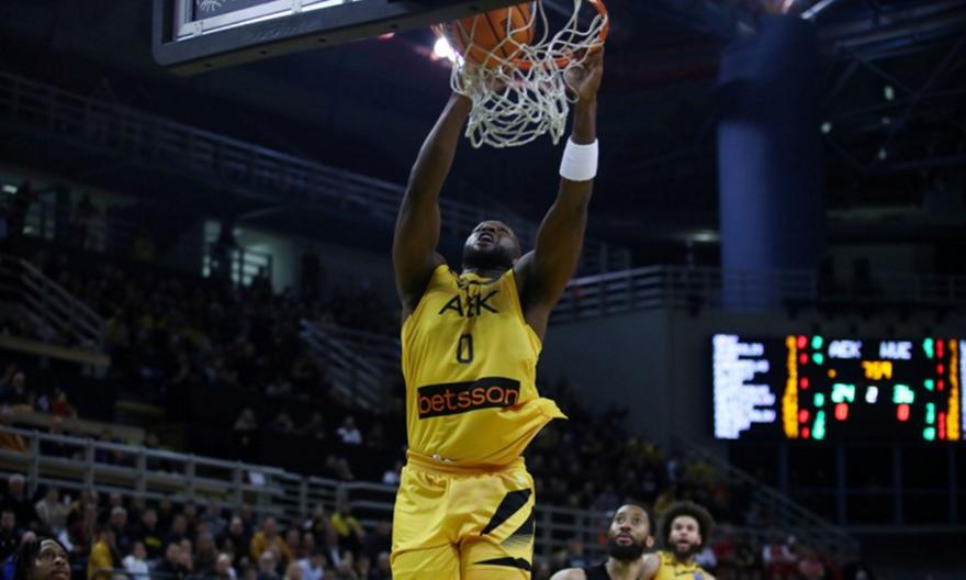 ΑΕΚ Betsson: Με Γκρέι το Top-5 της αγωνιστικής στο BCL