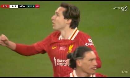 Ο Κιέζα μείωσε σε 2-1 αλλά δεν ήταν αρκετό για τη Λίβερπουλ