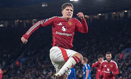 «Διπλό» στο Λέστερ η Γιουνάιτεντ με… ξεσκούριασμα από Χόιλουντ και Γκαρνάτσο