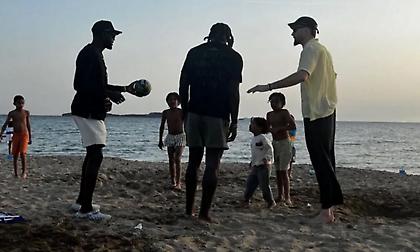 Παναθηναϊκός: Χουάντσο, Ναν, Γκραντ και Λεσόρ διασκέδασαν στην παραλία με τις οικογένειές τους