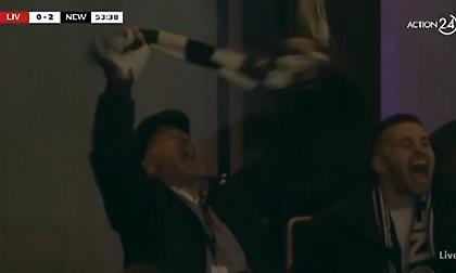 Τρελάθηκε ο Άλαν Σίρερ στο 2ο γκολ της Νιούκαστλ!