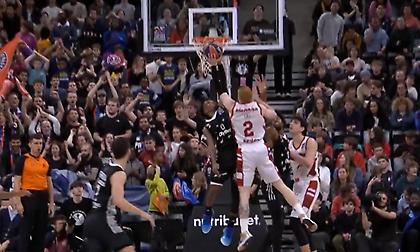 Όχι και τόσο… Shorts: Μυθική, στα ίσα, τάπα του κοντύτερου παίκτης της Ευρωλίγκας στον Μέινιον!