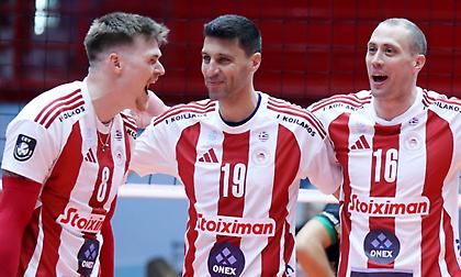 Με φοβερό Ατανασίεβιτς και εκπληκτικό σερβίς: Έτσι έφτασε στο 2-1 ο Ολυμπιακός κόντρα στον Μίλωνα