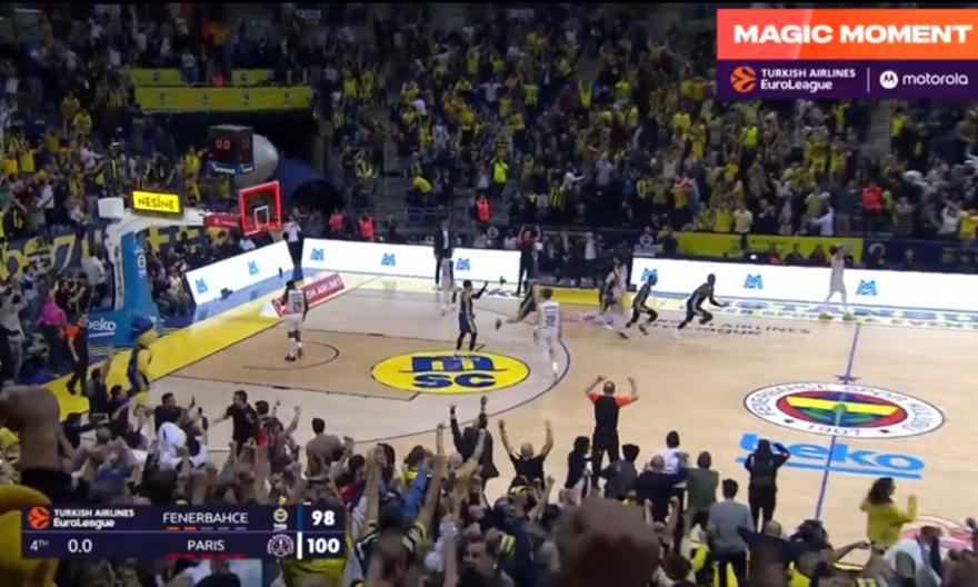 Φενέρμπαχτσε: Το νικητήριο buzzer beater τρίποντο του Ντέιβις κόντρα στην Παρί