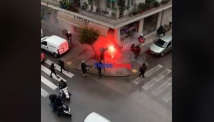 Οπαδικό επεισόδιο στη Θεσσαλονίκη λίγο πριν τη γιορτή γενεθλίων του Άρη (video)