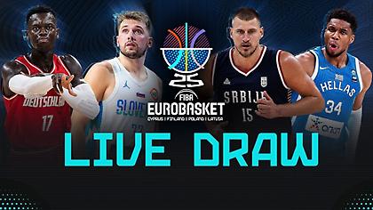 Live Streaming: Η Κλήρωση του EuroBasket 2025