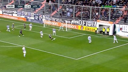 Τεράστια φάση για ΟΦΗ, πήγε να «σπάσει» το δοκάρι ο Γκονζάλεθ!