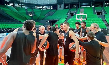 Ο ΠΑΟΚ προπονήθηκε στο ΟΑΚΑ και ευχαρίστησε τον Παναθηναϊκό για τη φιλοξενία