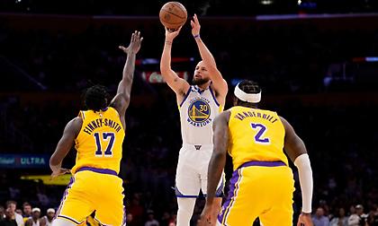 «Καυτός» Κάρι, καθάρισε τους Λέικερς μέσα στο LA