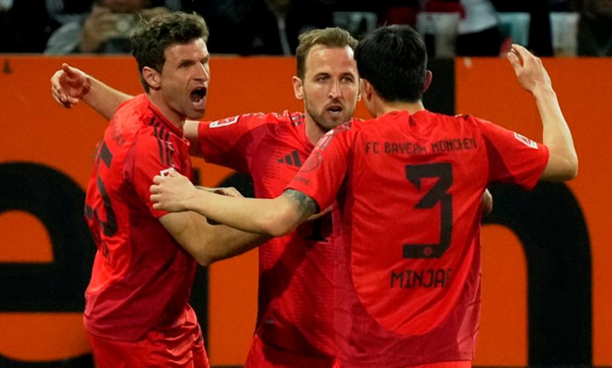 Άουγκσμπουργκ-Μπάγερν Μονάχου 1-3: Δεν έφτασε ο Γιαννούλης