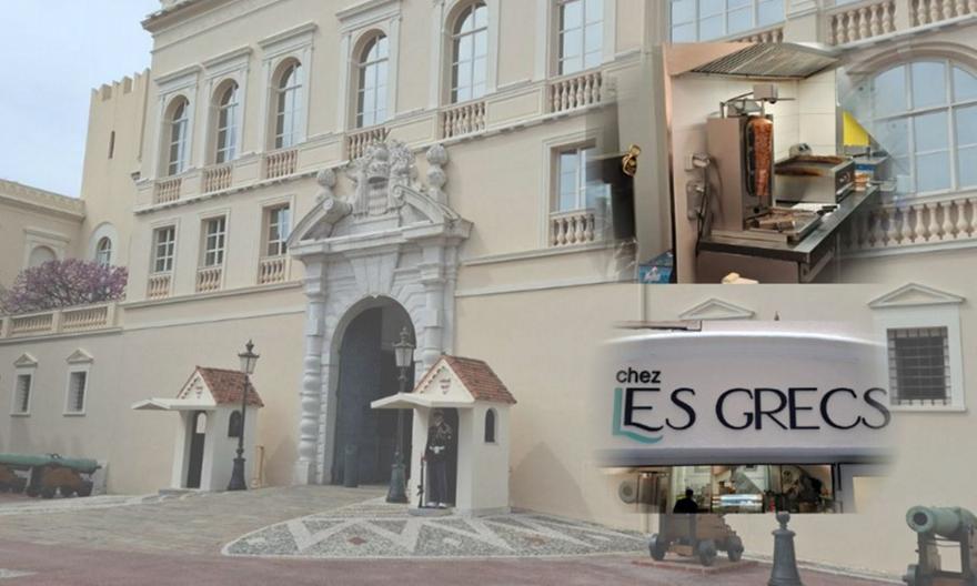 Σερβίροντας σουβλάκι στον Πρίγκιπα του Μονακό!