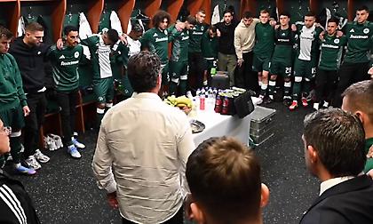 «Βάλτε καρδιά και θα πάρετε το ματς»: Η παρακάμερα του Παναθηναϊκού από τη νίκη με την ΑΕΚ