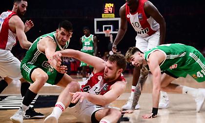 Βαθμολογία Ευρωλίγκας: Οριστικά πρώτος ο Ολυμπιακός και τρίτος ο Παναθηναϊκός - Οι πιθανοί αντίπαλοι