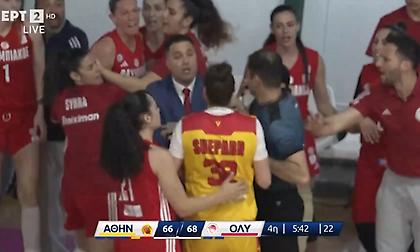 Ένταση και αψιμαχία παικτριών στο Αθηναϊκός-Ολυμπιακός, η Σέπαρντ απώθησε την Τόμπιν!