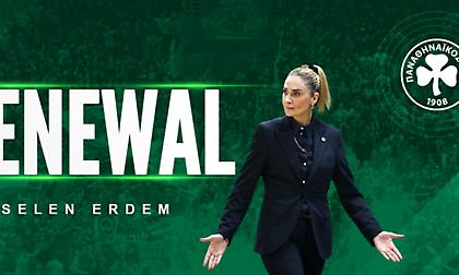 Στον πάγκο του Παναθηναϊκού για ακόμη δύο χρόνια η Σελέν Ερντέμ!