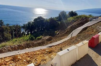 Θεσσαλία: Κατέρρευσε ο νέος δρόμος Αγιοκάμπου-Κεραμιδίου λίγο πριν παραδοθεί!