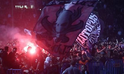 Η νύχτα έγινε μέρα στη Θεσσαλονίκη για τα γενέθλια του ΠΑΟΚ