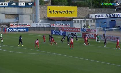 Προβάδισμα με Τσιμπόλα για τη Λαμία, το γύρισε πριν το ημίχρονο ο Βόλος!