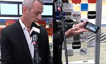 «Ποιό flash interview; Έχει Παναθηναϊκό»: Έβλεπε το ματς με την Εφές την ώρα των δηλώσεων ο Κάτας!