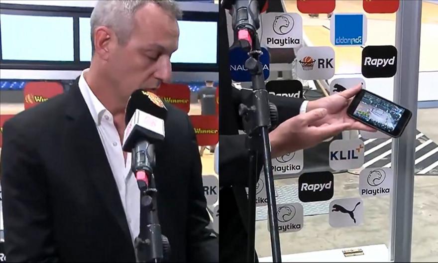 «Ποιό flash interview; Έχει Παναθηναϊκό»: Έβλεπε το ματς με την Εφές την ώρα των δηλώσεων ο Κάτας!