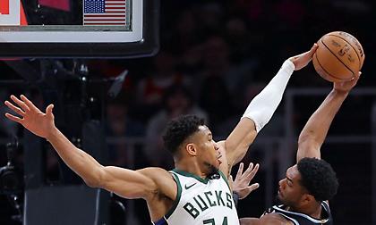 Όγδοος στην ψηφοφορία για τον κορυφαίο αμυντικό ο Γιάννης Αντετοκούνμπο