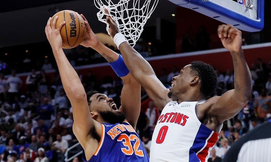 Πίστονς-Νικς 116-118: Απόδραση από το Ντιτρόιτ και 2-1 για τη Νέα Υόρκη