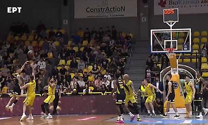 Το buzzer beater της χρονιάς από τον Τολιόπουλο με το κακό του χέρι!