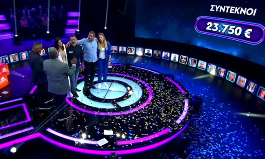 «Η Ελλάδα ψηφίζει»: 23.750 ευρώ για τους «σύντεκνους» από το Ρέθυμνο σε ένα συναρπαστικό επεισόδιο