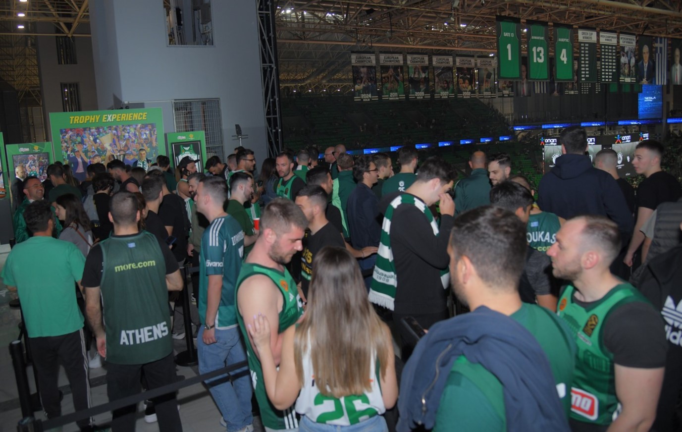 Μοναδική εμπειρία για τους φιλάθλους του Παναθηναϊκού AKTOR με το 7ο Ευρωπαϊκό στο ΟΑΚΑ