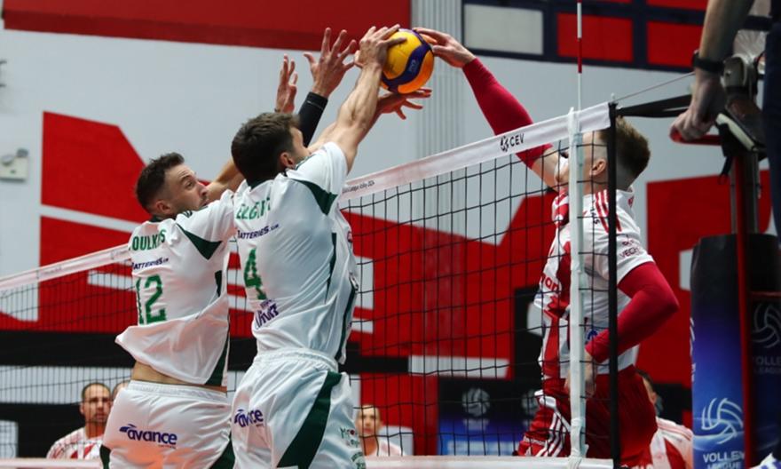 O 2oς τελικός της Volley League: Ολυμπιακός-Παναθηναϊκός (2-2 σετ)