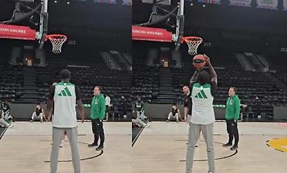 Ο Ναν… ζεσταίνει τις «μηχανές» για το Game 4 του Παναθηναϊκού