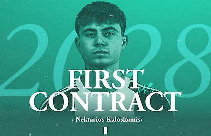Παναθηναϊκός: Υπέγραψε επαγγελματικό συμβόλαιο μέχρι το 2028 ο Νεκτάριος Καλοσκάμης
