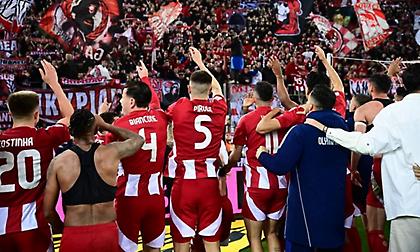 Η φιέστα του Ολυμπιακού για την κατάκτηση του πρωταθλήματος