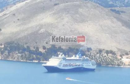 Κρουαζιερόπλοιο προκάλεσε διακοπή ρεύματος στο Αργοστόλι - Έκοψε το υποθάλασσιο καλώδιο