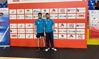 Στις θέσεις 5-6 του διπλού Χατζηκυριάκος/Μουχθής στο ITTF World Para Challenger της Ποντγκόριτσα