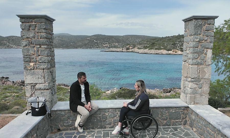 «Όπου υπάρχει Ελλάδα»: Μια πρωταθλήτρια στους Ολύμπους της Χίου